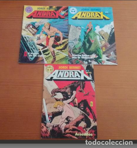 C&oacute;mics: ANDRAX TOUTAIN EDITOR 1988 . NUMEROS 1-2-9 - Foto 1