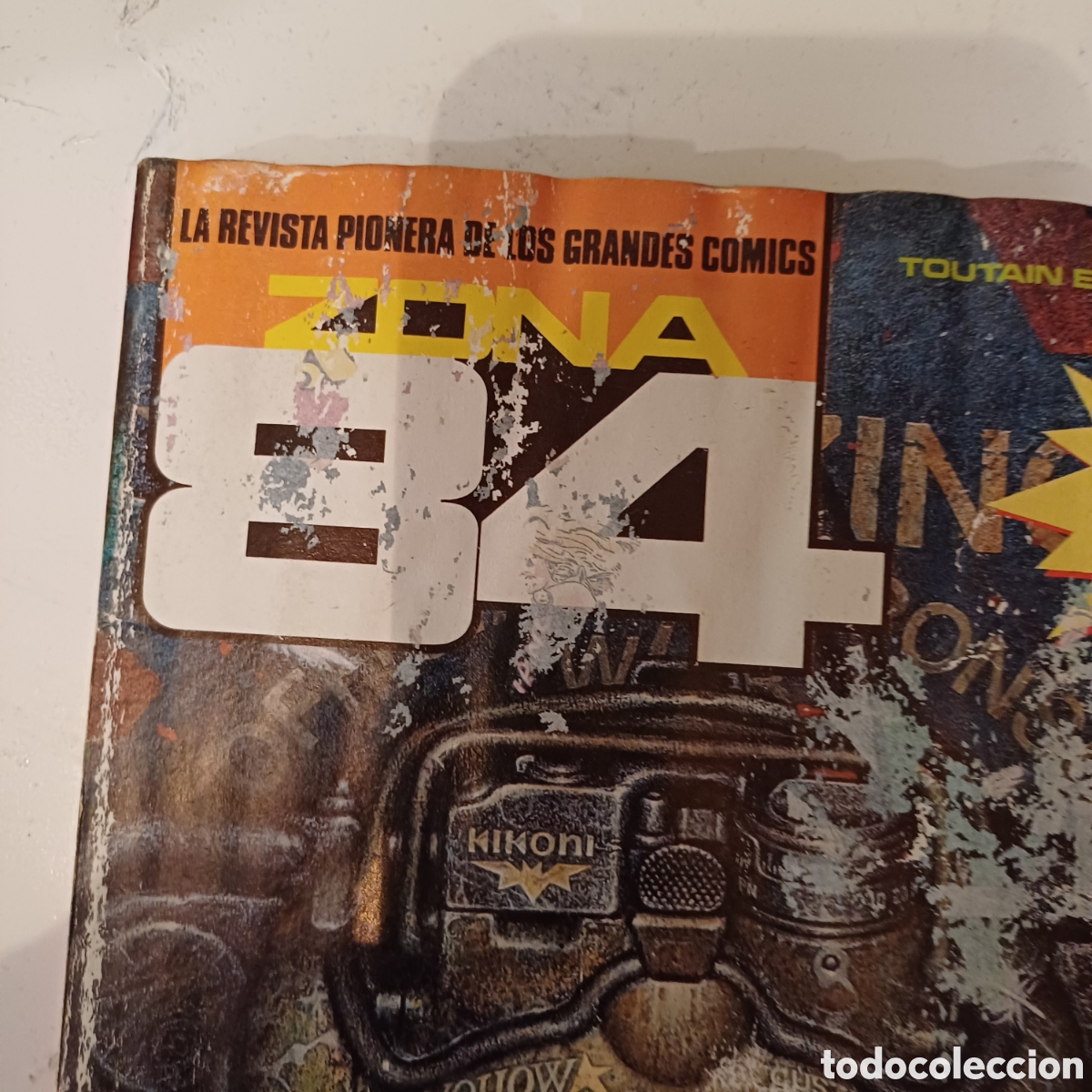 C&oacute;mics: Comic ZONA 84 N&deg; 84 Toutain con defectos - Foto 2