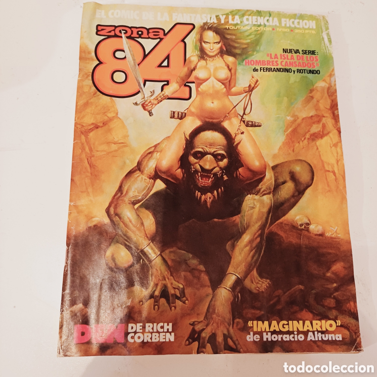 C&oacute;mics: Comic ZONA 84 N&deg; 60 Toutain con defecto - Foto 1