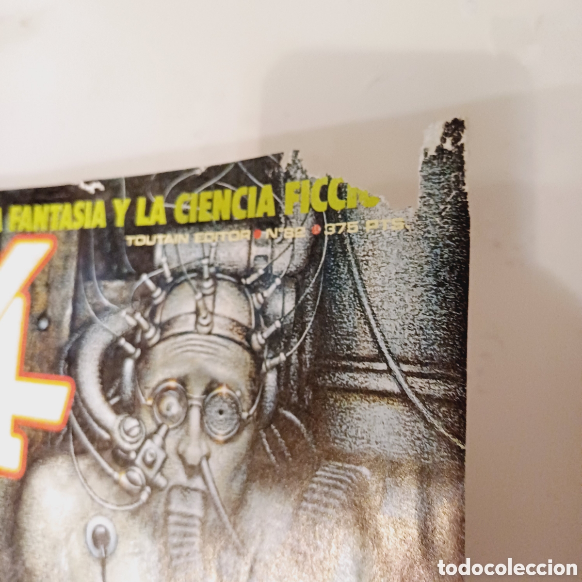C&oacute;mics: Comic ZONA 84 N&deg; 82 Toutain con defectos - Foto 2