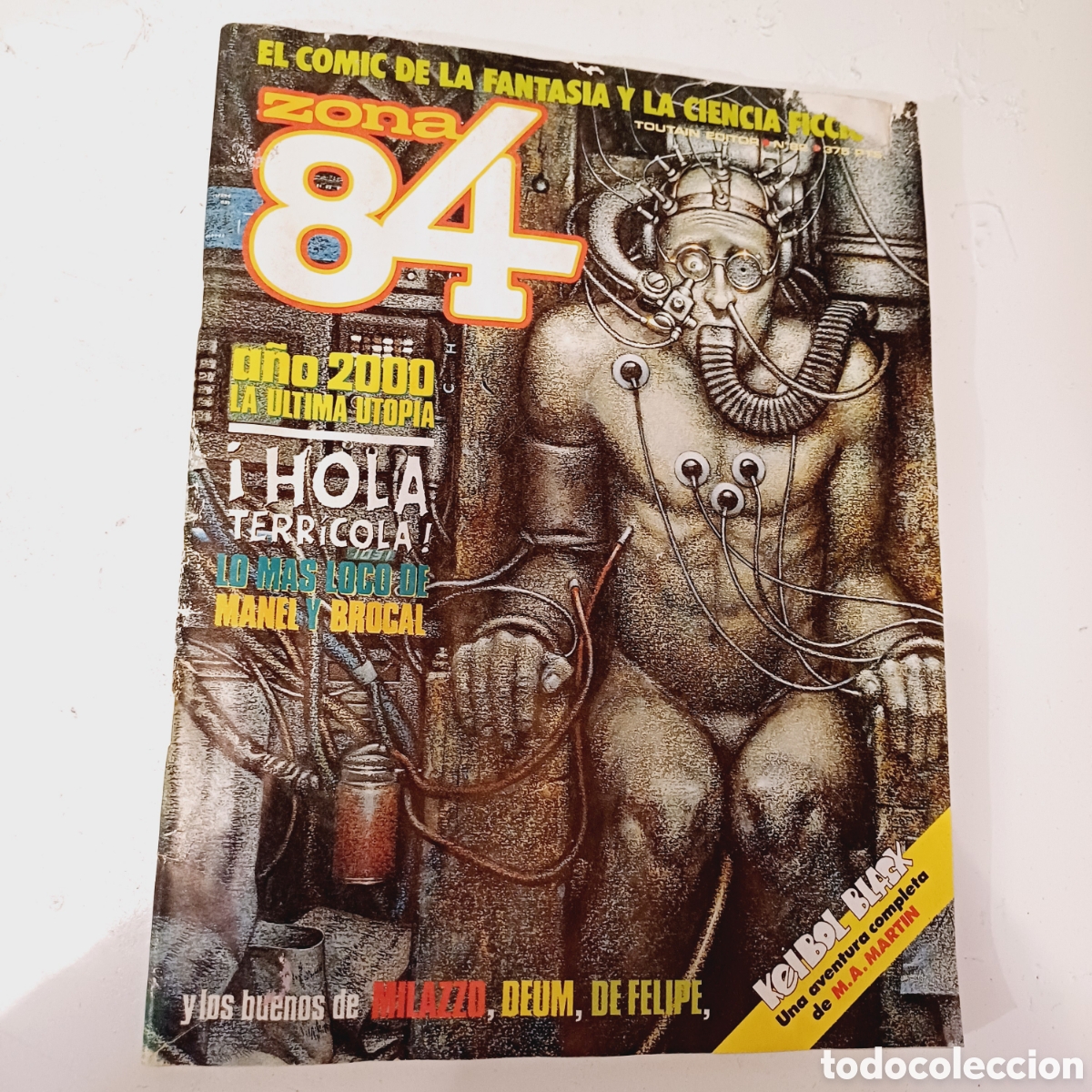 C&oacute;mics: Comic ZONA 84 N&deg; 82 Toutain con defectos - Foto 1
