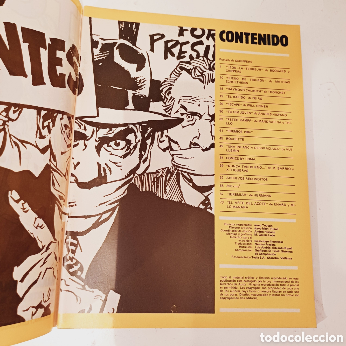 C&oacute;mics: Comic TOTEM el Comix Toutain N&deg; 28 premios comic 1984 - Foto 5