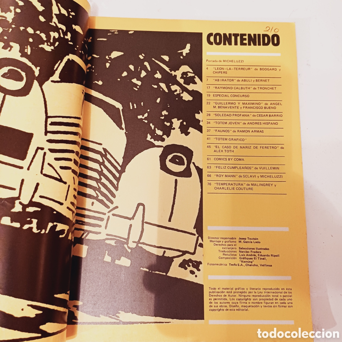 C&oacute;mics: Comic TOTEM el Comix Toutain N&deg; 35 - Foto 3