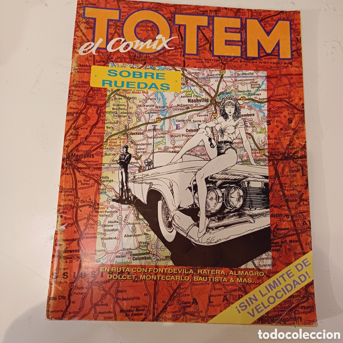 C&oacute;mics: Comic TOTEM el Comix Toutain N&deg; 67 Sobre Ruedas - Foto 1