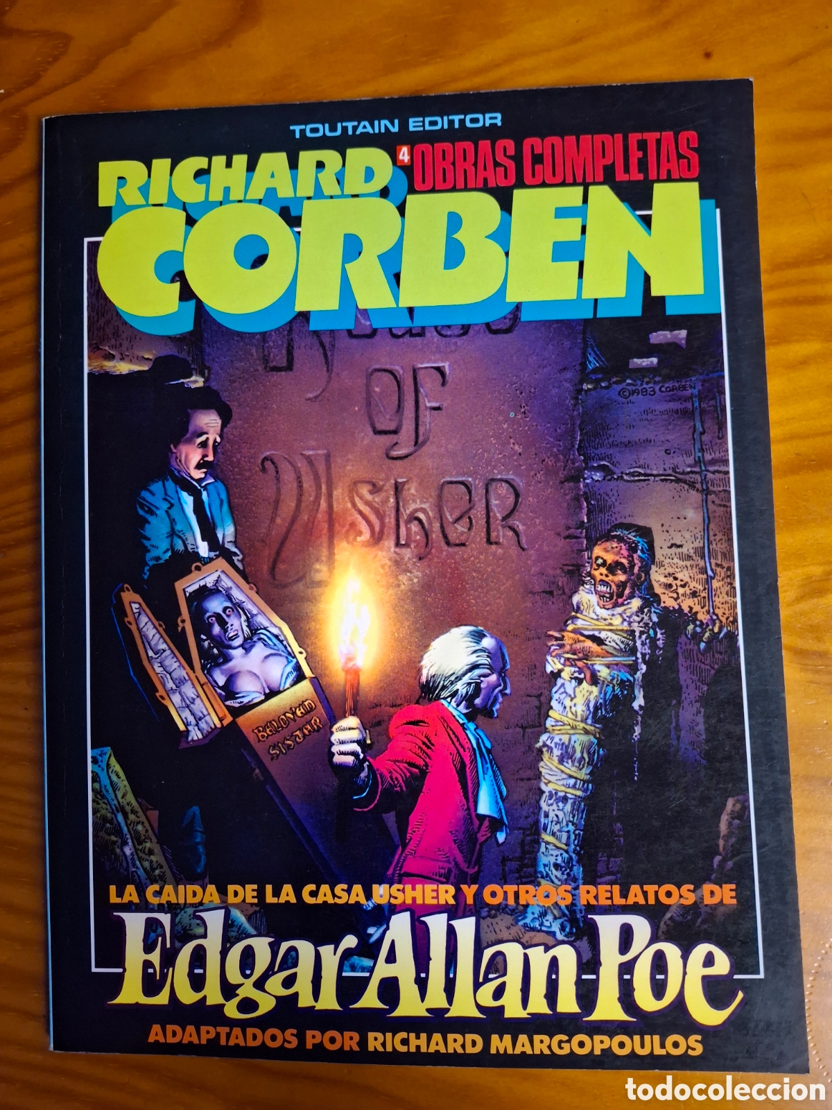 C&oacute;mics: Richard Corben - Caida Casa Usher - Obras Completas 4 - Toutain 1985 - Foto 1