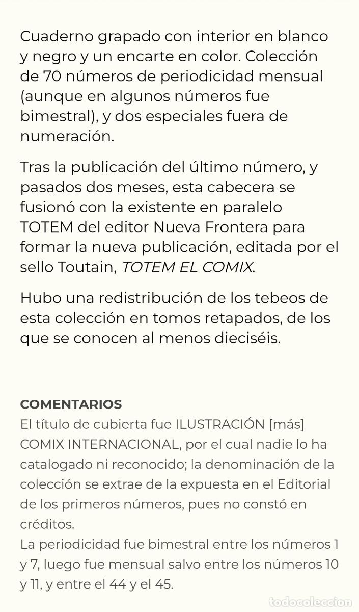 C&oacute;mics: LOTE COMICS ILUSTRACI&Oacute;N + COMIX INTERNACIONAL - Foto 7