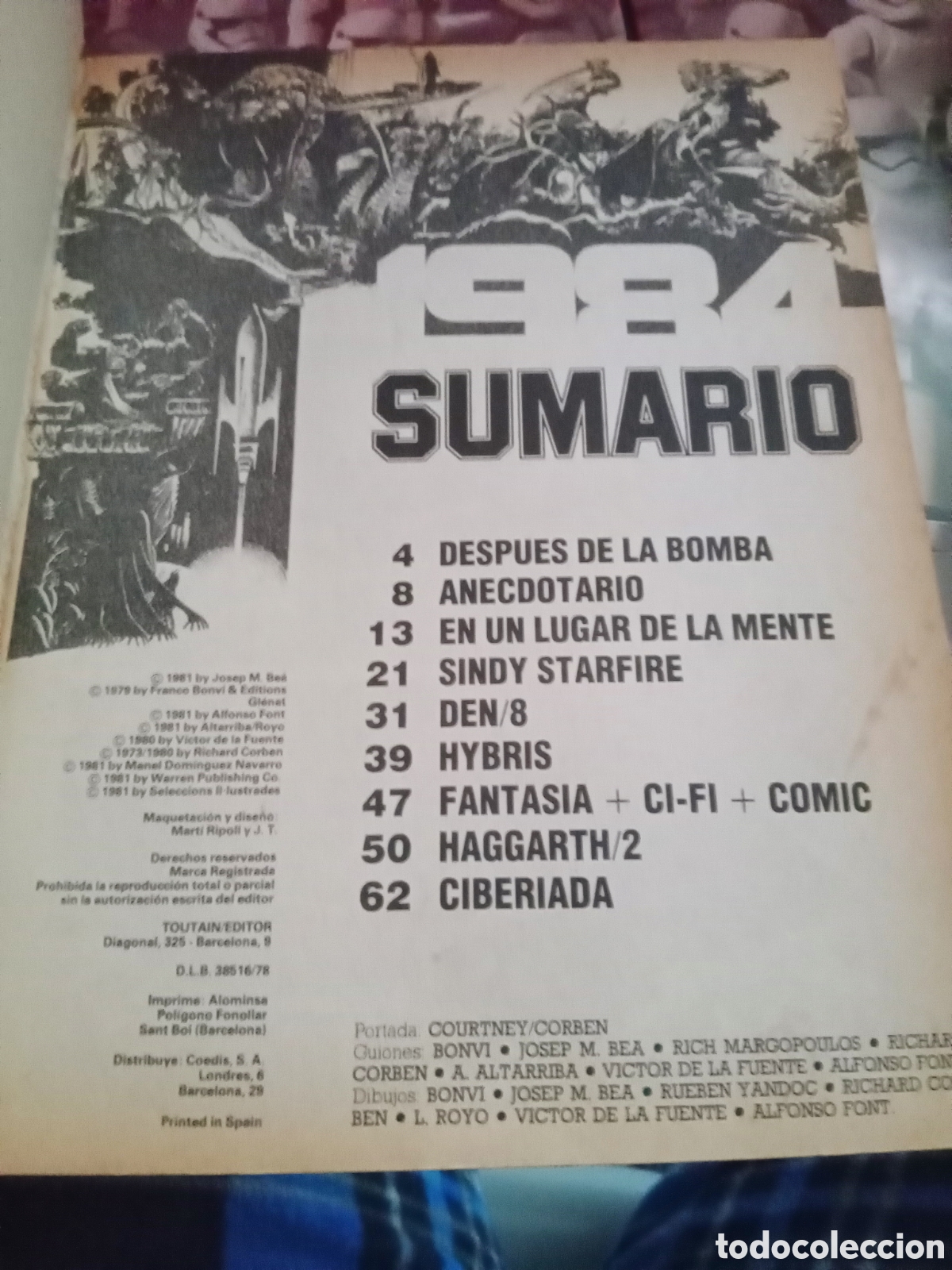 C&oacute;mics: 1984 extra 5-toutain editor - Foto 5