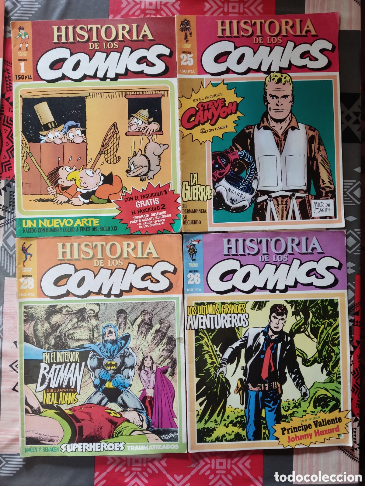 C&oacute;mics: Historia de los c&oacute;mics 1,25,26,28,32 - Foto 1