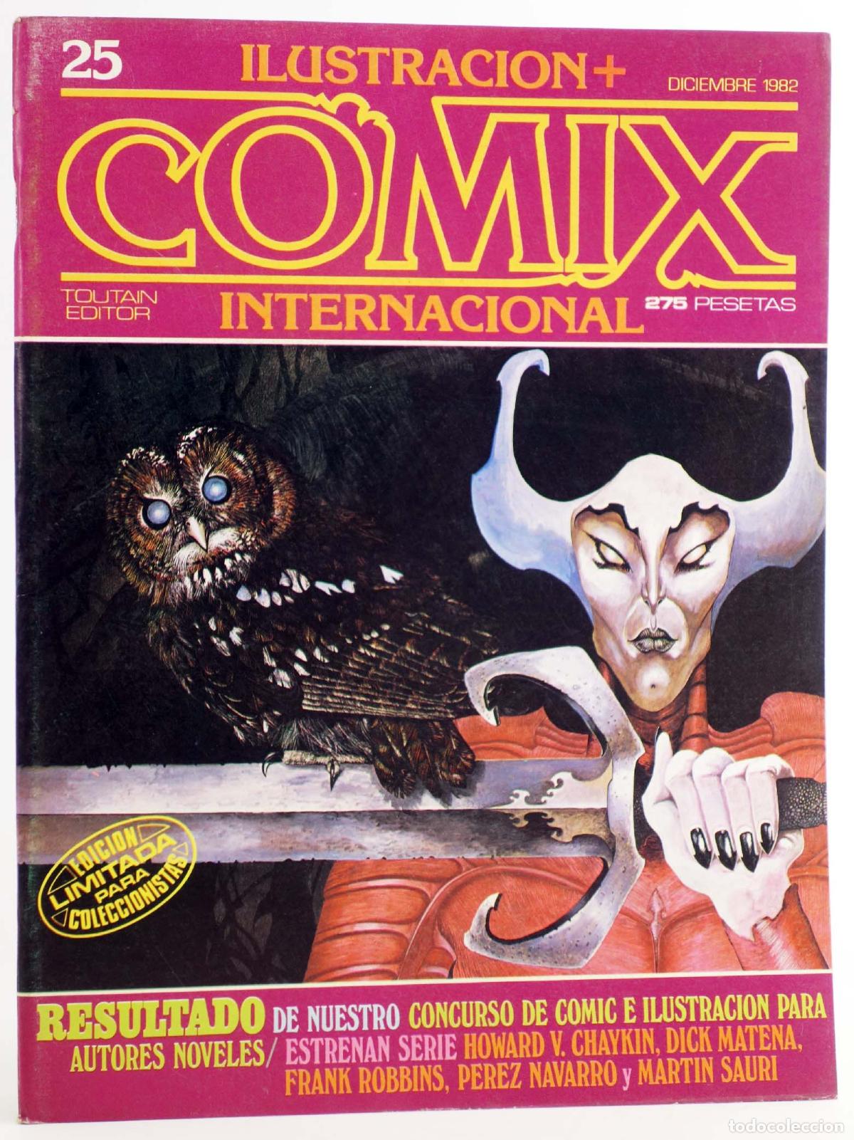 C&oacute;mics: COMIX INTERNACIONAL 25 (Vvaa) Toutain, 1982. OFRT - Foto 1