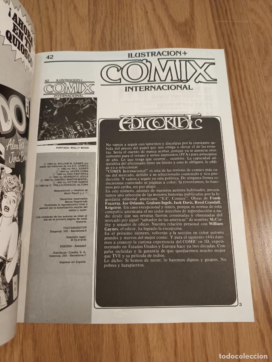 C&oacute;mics: Comix internacional num 42, 1984, nuevo - Foto 2