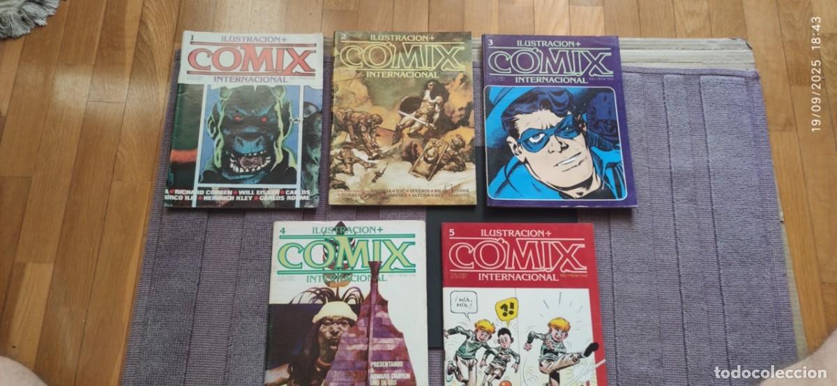 C&oacute;mics: COMIX INTERNACIONAL 1-2-3-4-5. Estado normal-bueno - Foto 1