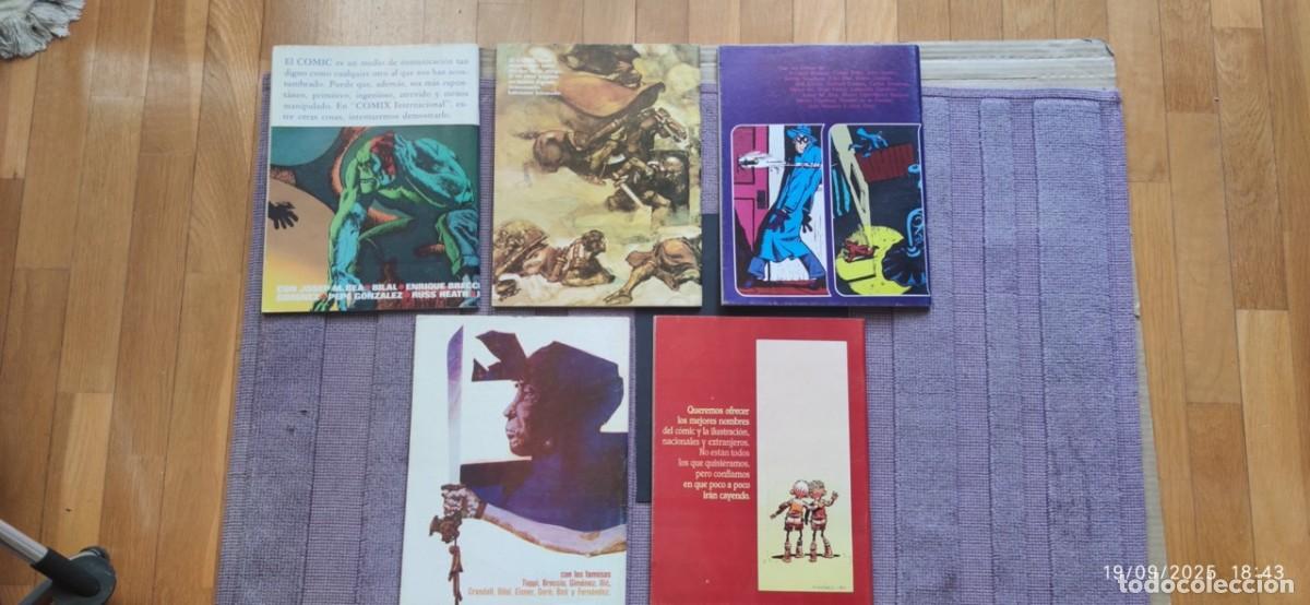 C&oacute;mics: COMIX INTERNACIONAL 1-2-3-4-5. Estado normal-bueno - Foto 2
