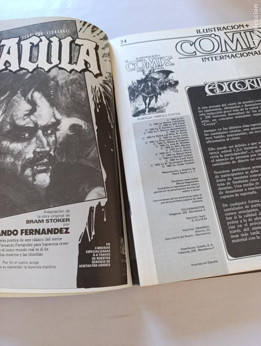 C&oacute;mics: ILUSTRACION + COMIX INTERNACIONAL EXTRA N&ordm; 7 - TOUTAIN (B3) - Foto 3