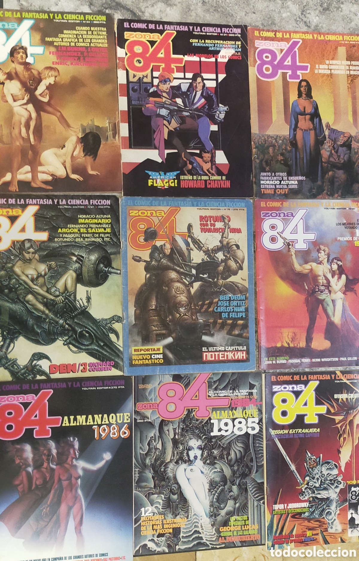 C&oacute;mics: 16 c&ograve;mics ZONA 84 TOUTAIN - Foto 2