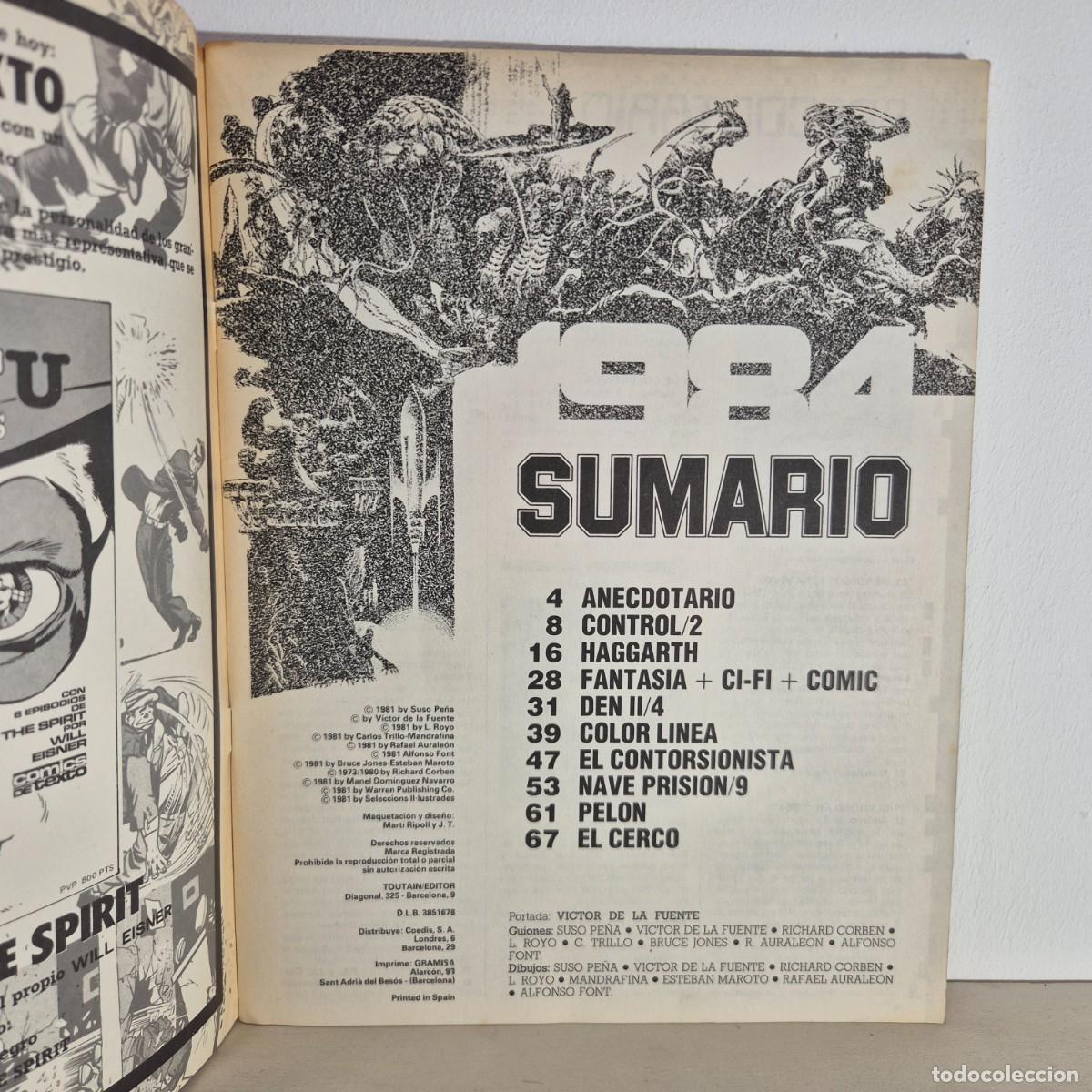 C&oacute;mics: Comic - 1984 n&ordm; 38 - Toutain Editor - Foto 3