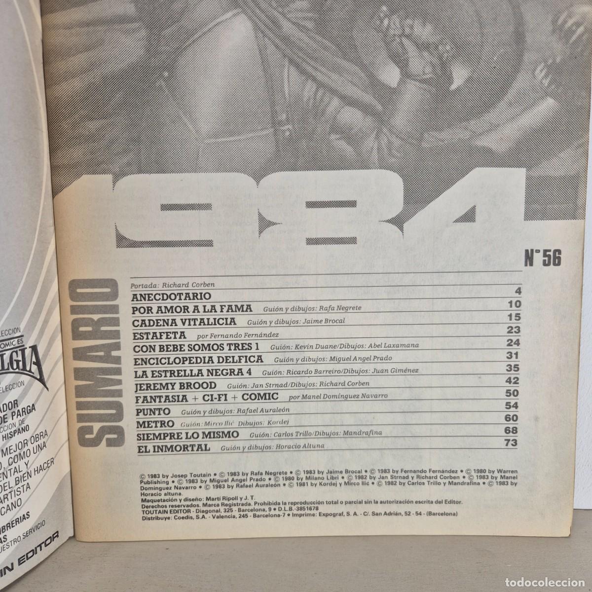 C&oacute;mics: Comic - 1984 n&ordm; 56 - Toutain Editor - Foto 3