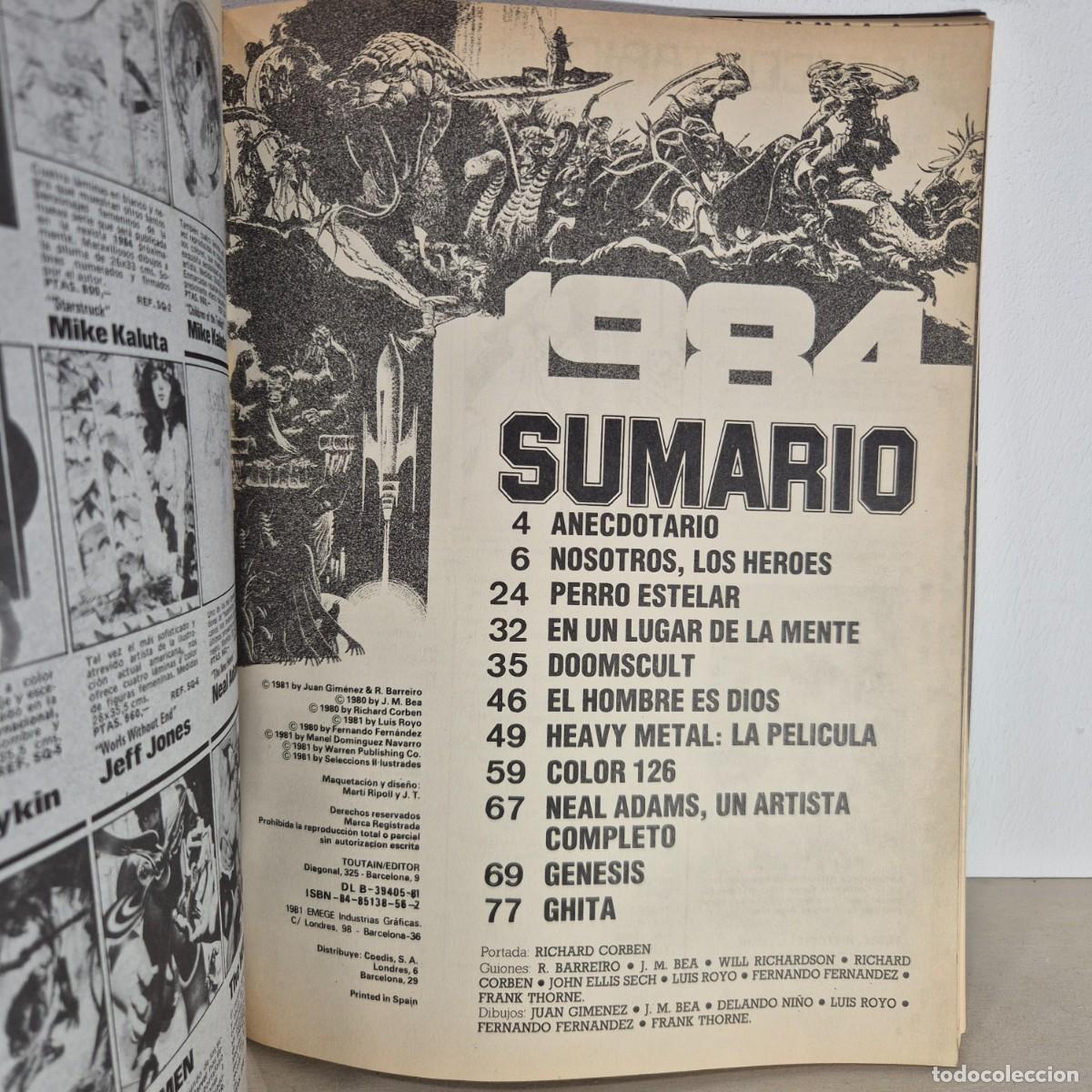 C&oacute;mics: Comic 1984 - Almanaque 1982 - Toutain Editor - Foto 3