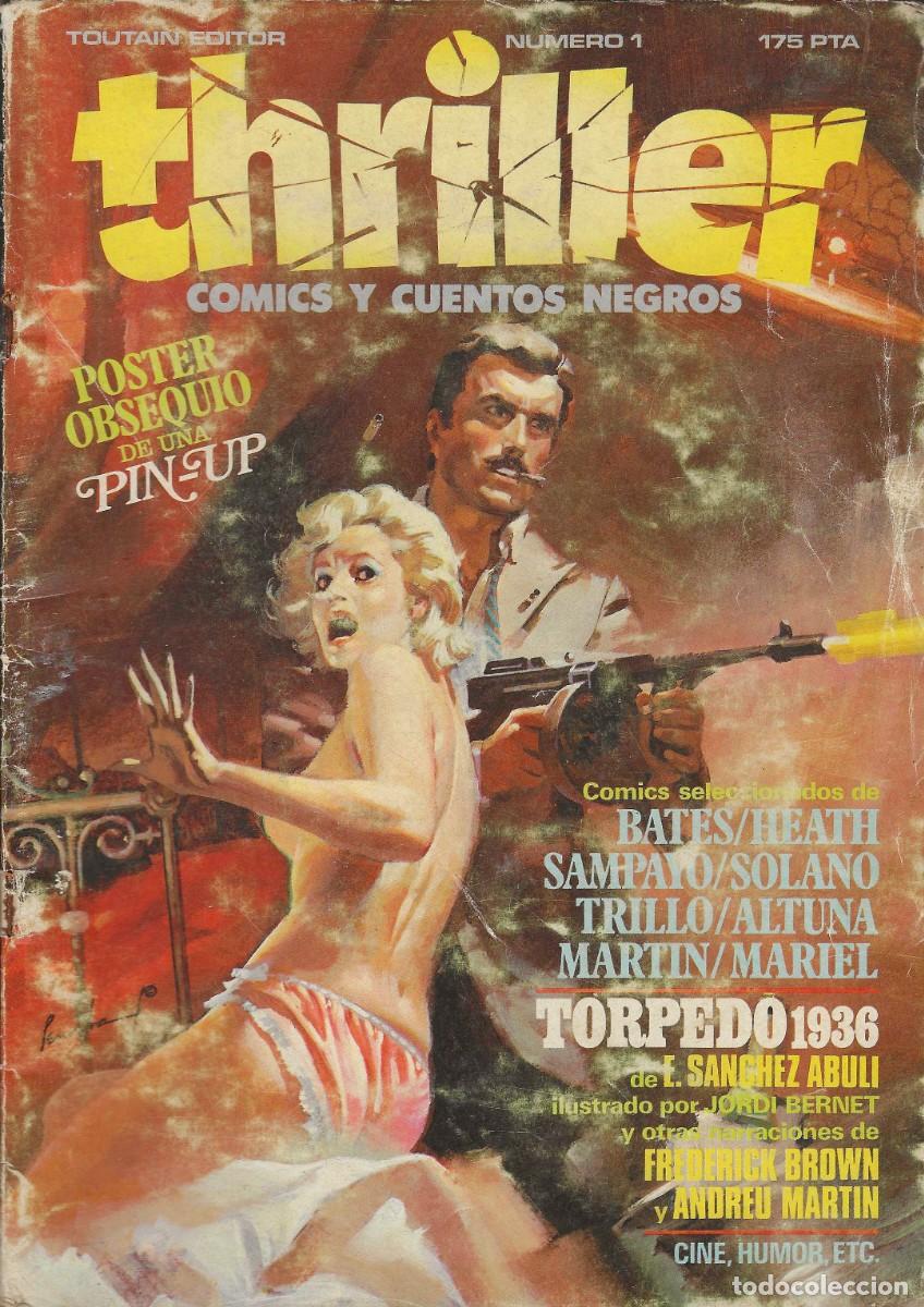 C&oacute;mics: THRILLER -- COMICS Y CUENTOS NEGROS -- N&ordm; 1 - Foto 1
