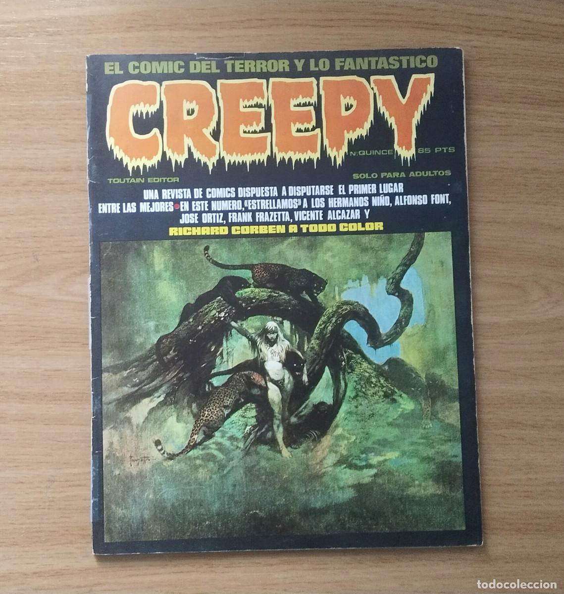 C&oacute;mics: CREEPY 15- EDICIONES TOUTAIN, GRAPA - Foto 1