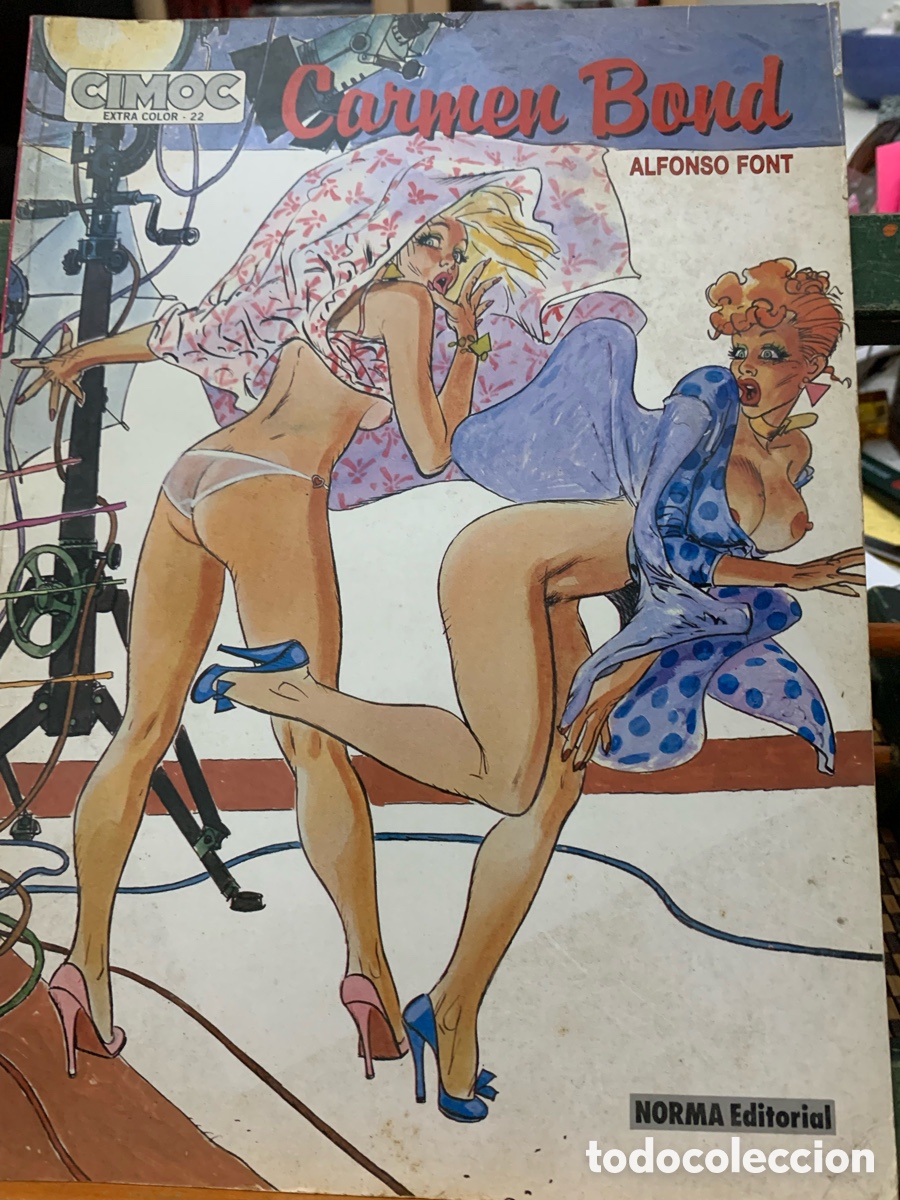 C&oacute;mics: Carmen Bond ,alfonso font,c&oacute;mic - Foto 1