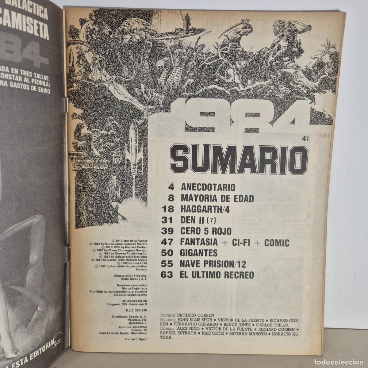 C&oacute;mics: Comic - 1984 n&ordm; 41 - Toutain Editor - Foto 3