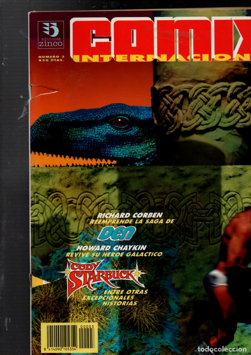 C&oacute;mics: COMIX INTERNACIONAL. NUMERO 3. EDICIONES ZINCO, 1992 - Foto 1