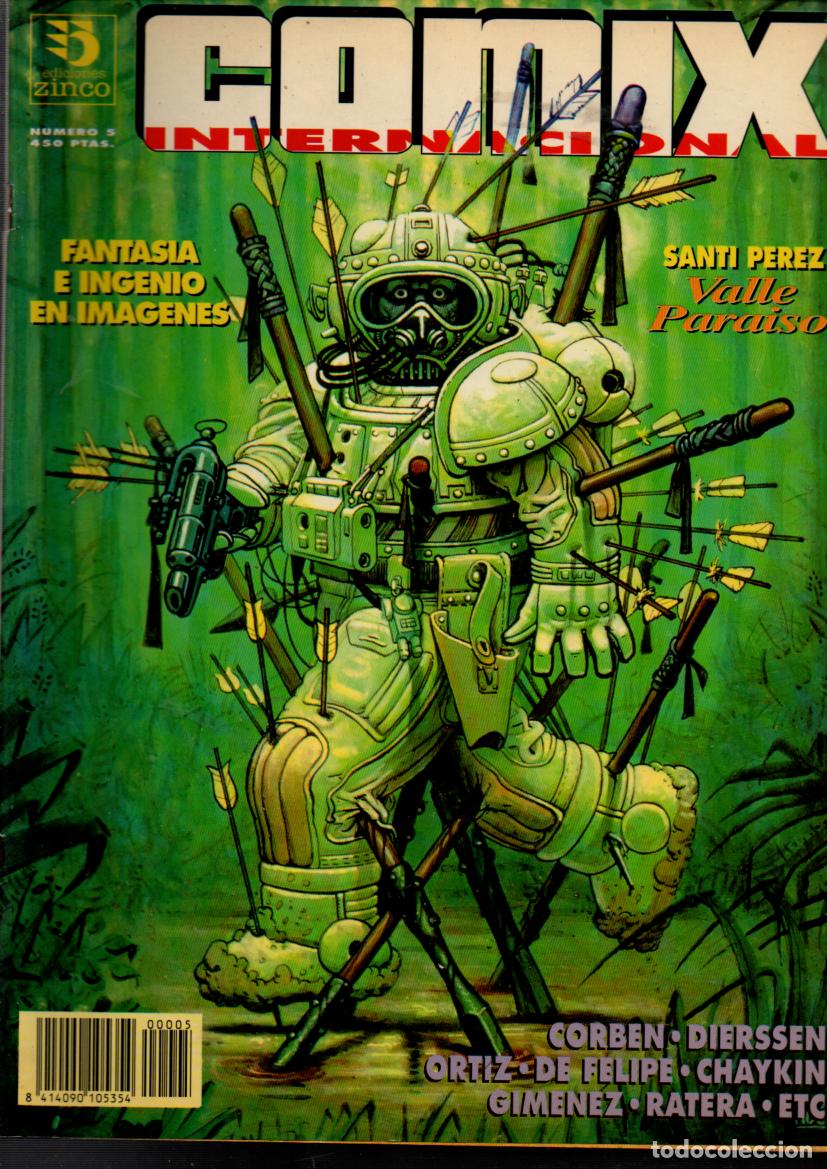 C&oacute;mics: COMIX INTERNACIONAL. NUMERO 5. EDICIONES ZINCO, 1992 - Foto 1