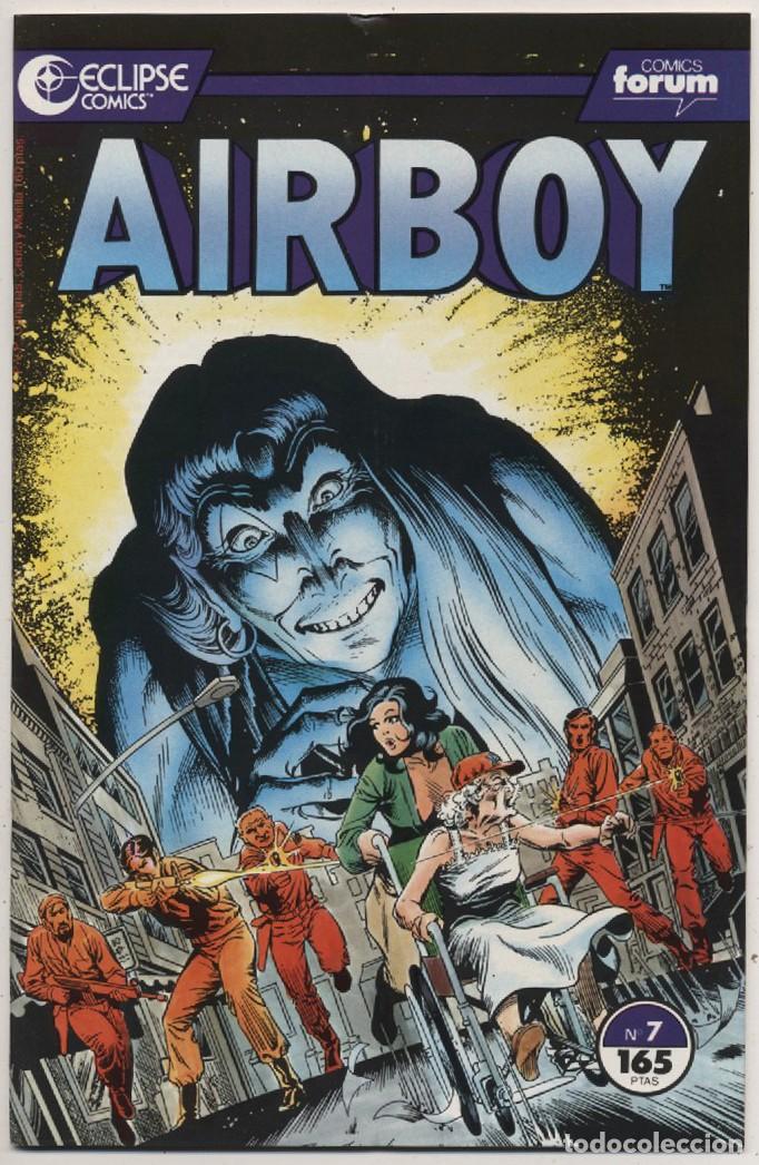 C&oacute;mics: COMIC GRAPA AIRBOY N&ordm; 7 ECLIPSE COMICS EDICIONES FORUM PLANETA 1990 BUEN ESTADO - Foto 1