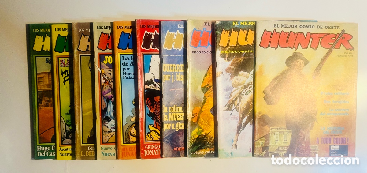 C&oacute;mics: EL MEJOR C&Oacute;MIC DEL OESTE HUNTER, 10 C&Oacute;MICS DE 12, (TOUTAIN EDITOR) - Foto 1