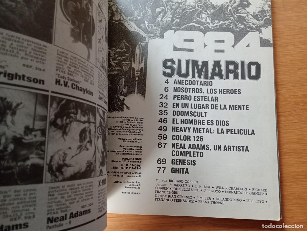 C&oacute;mics: ALMANAQUE 1984. R&Uacute;STICA. TOUTAIN EDITOR. 1981. - Foto 5