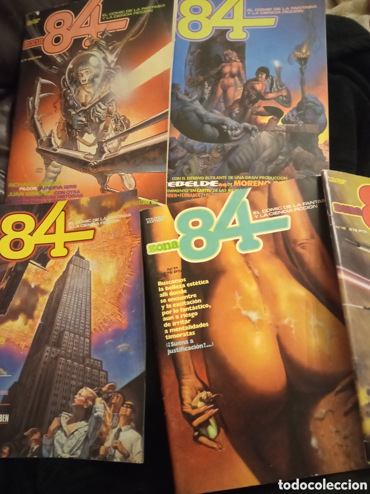 C&oacute;mics: 5 com&iacute;c Zona 84, N 7,8,9,11 y 12 - Foto 2
