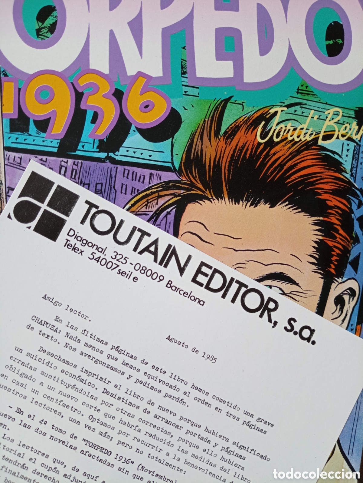 C&oacute;mics: TORPEDO 1936 TOUTAIN COMPLETA - Foto 7