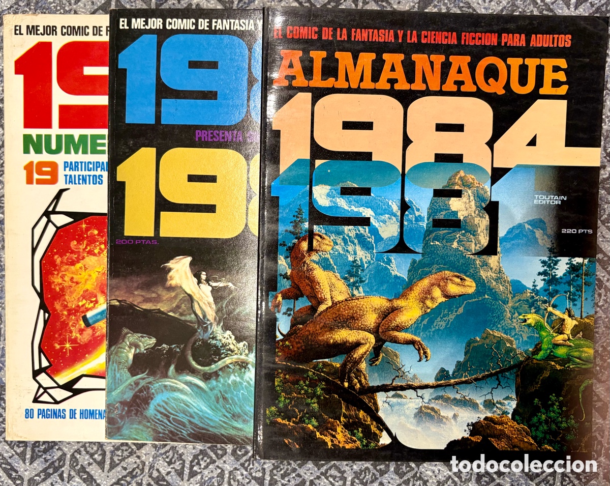 C&oacute;mics: LOTE ALMANAQUE 1984 (TOUTAIN ) - Foto 1