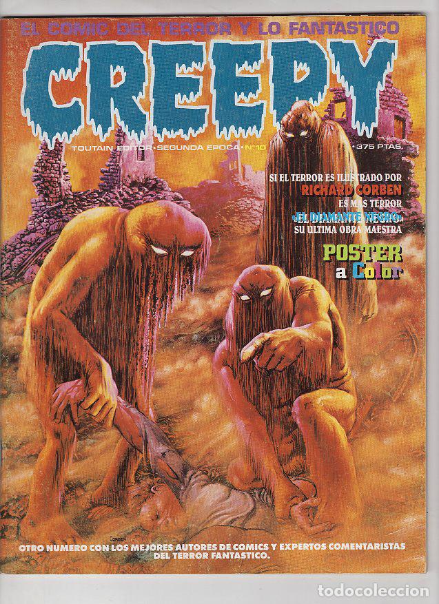 C&oacute;mics: CREEPY 10 SEGUNDA EPOCA 2&ordf; EPOCA- EDICIONES TOUTAIN, GRAPA
