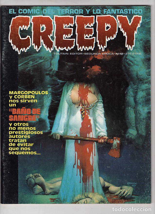 C&oacute;mics: CREEPY 12 SEGUNDA EPOCA 2&ordf; EPOCA- EDICIONES TOUTAIN, GRAPA