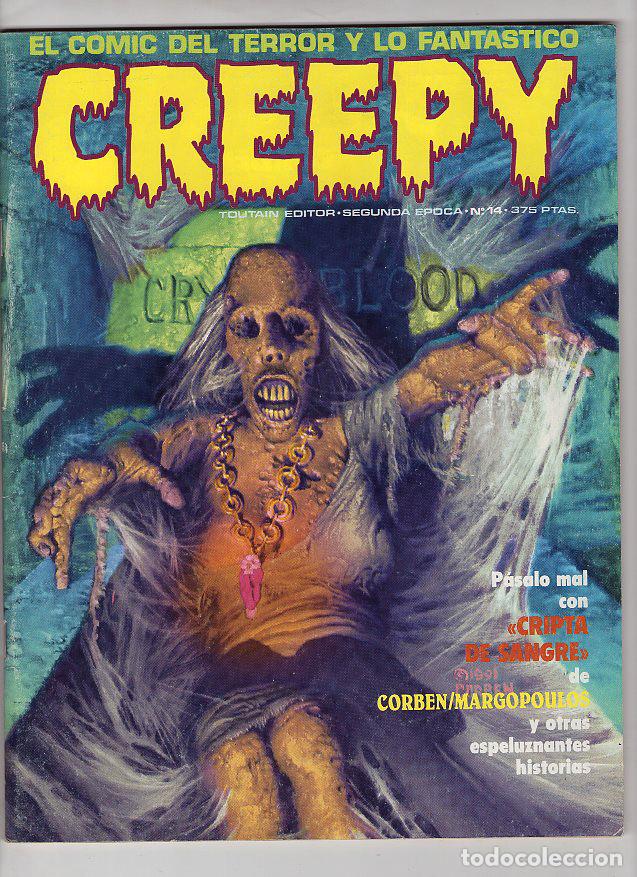 C&oacute;mics: CREEPY 14 SEGUNDA EPOCA 2&ordf; EPOCA- EDICIONES TOUTAIN, GRAPA