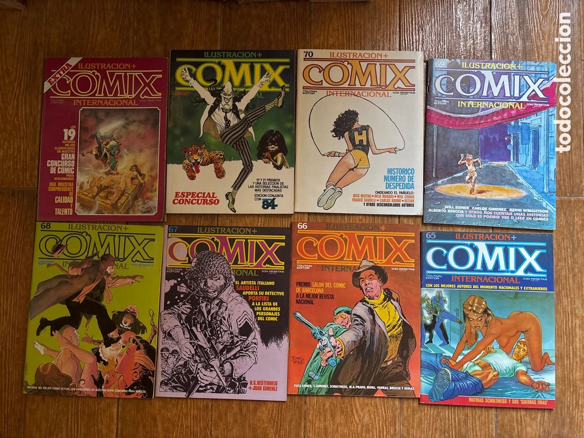 C&oacute;mics: COMIX INTERNACIONAL COLECCION COMPLETA 70 N&Uacute;MEROS + LOS 2 EXTRAS TOUTAIN EDITOR