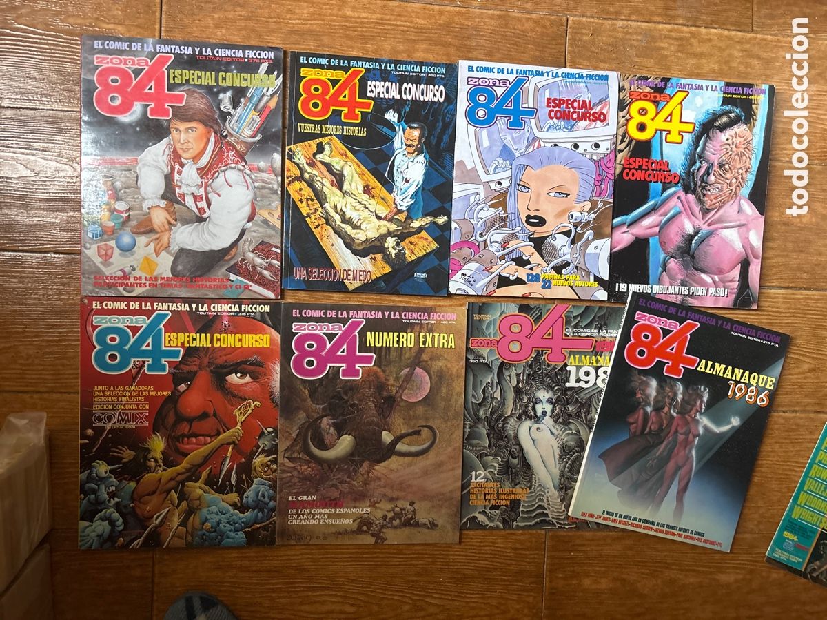 C&oacute;mics: ZONA TOUTAIN N&ordm; 1 A 96 COLECCION COMPLETA + 2 ALMANAQUES + EXTRA + 5 ESPECIAL CONCURSO