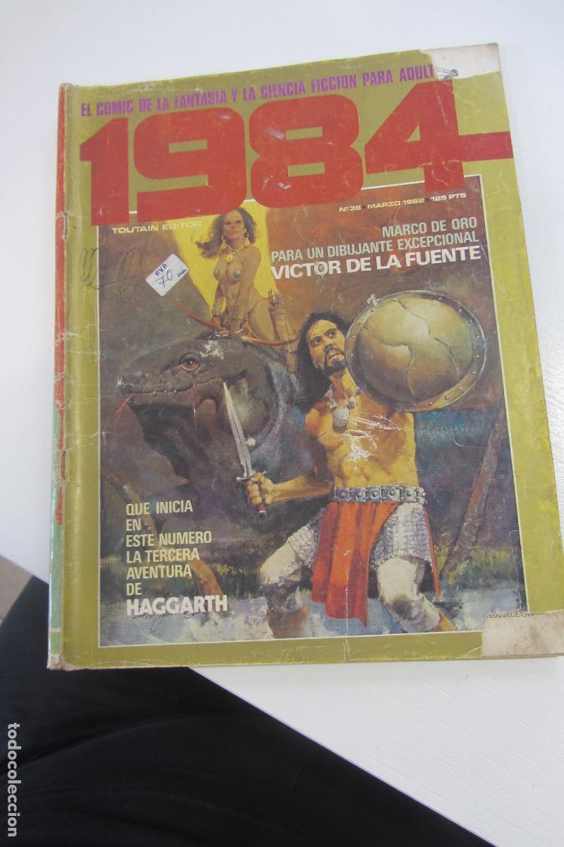C&oacute;mics: 1984, COMIC DE FANTASIA Y CIENCIA FICCI&Oacute;N. N&ordm; 38 TOUTAIN ARX193
