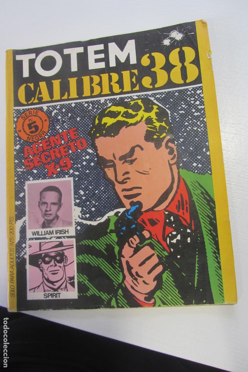 C&oacute;mics: TOTEM CALIBRE 38. SERIE N&ordm; 5 NEGRA ARX197