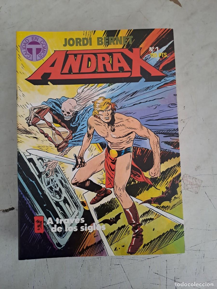C&oacute;mics: Andrax completa 12 n&uacute;meros, Toutain en muy buen estado Bolsa DA