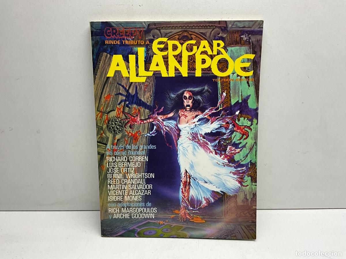 C&oacute;mics: CREEPY RINDE TRIBUTO A EDGAR ALLAN POE - TOTAIN EDITOR 1980