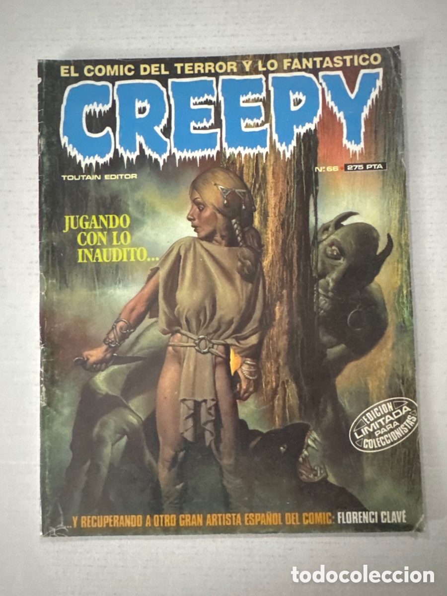 C&oacute;mics: CREEPY #66 - TOUTAIN - &laquo;muy raro en buen estado&raquo; Edici&oacute;n limitada