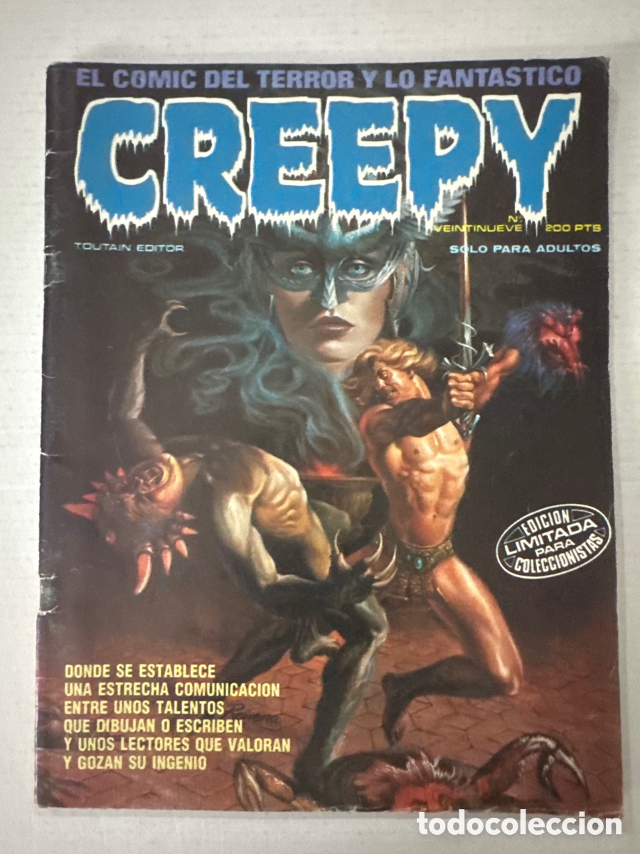 C&oacute;mics: CREEPY #29 - TOUTAIN - &laquo;muy raro&raquo; Edici&oacute;n limitada