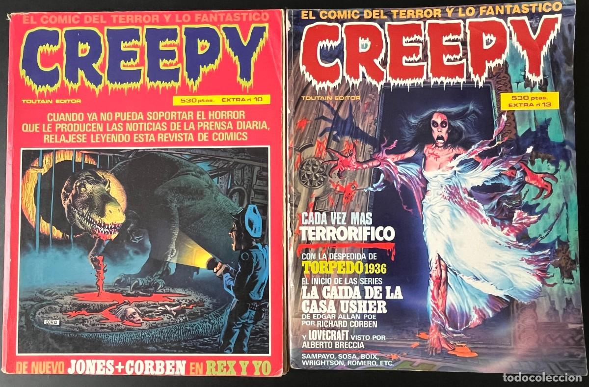 Fumetti: LOTE CREEPY EXTRA 10 13 TOUTAIN RETAPADO