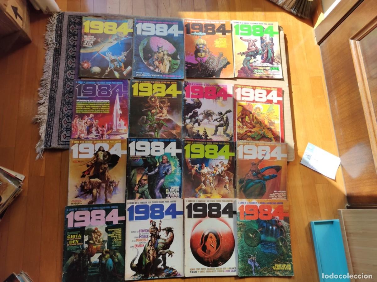 C&oacute;mics: 1984 16 tomos normal-marcas de uso. Ver fotos. Env&iacute;o lo m&aacute;s econ&oacute;mico.