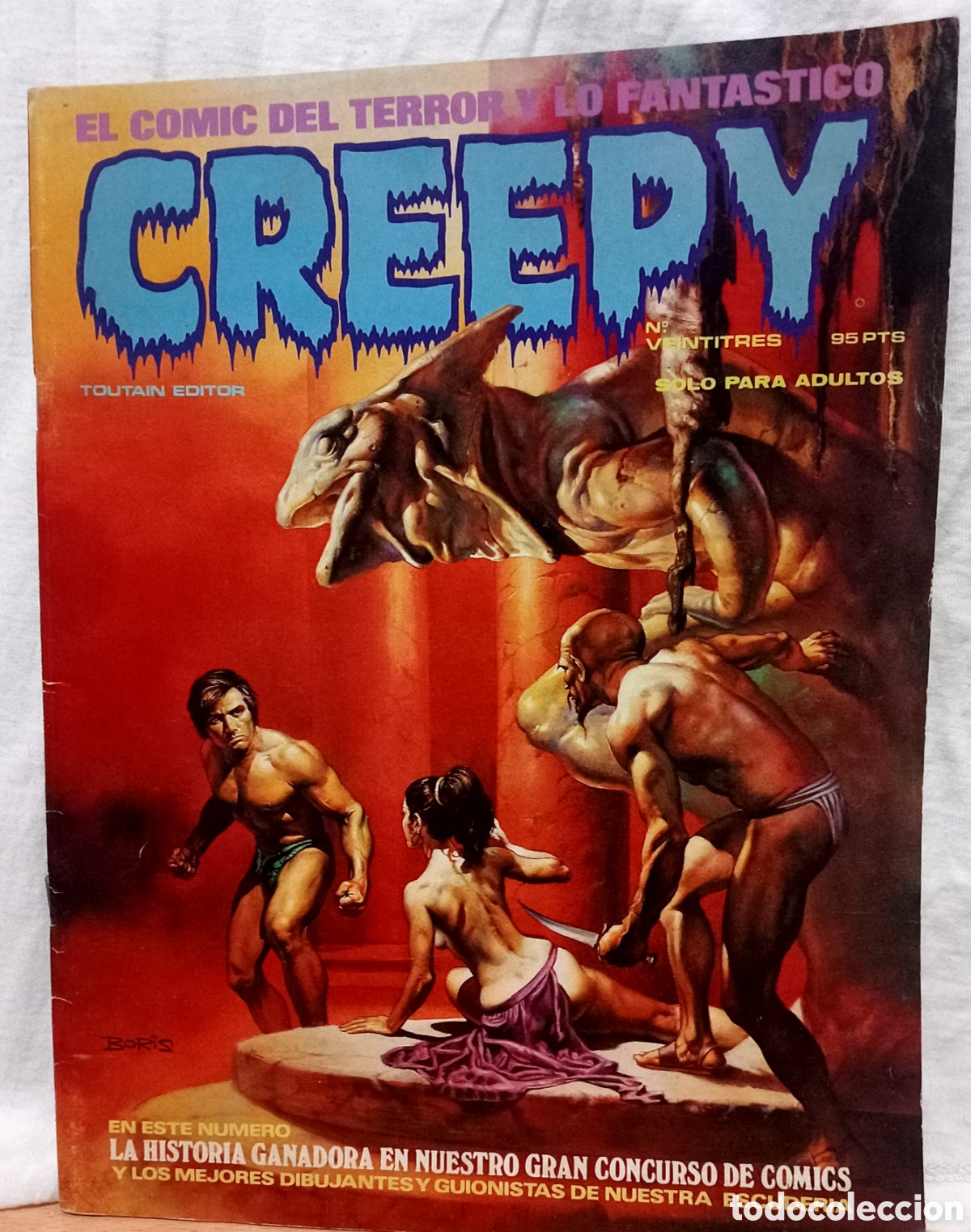 C&oacute;mics: Creepy comic terror toutain editor