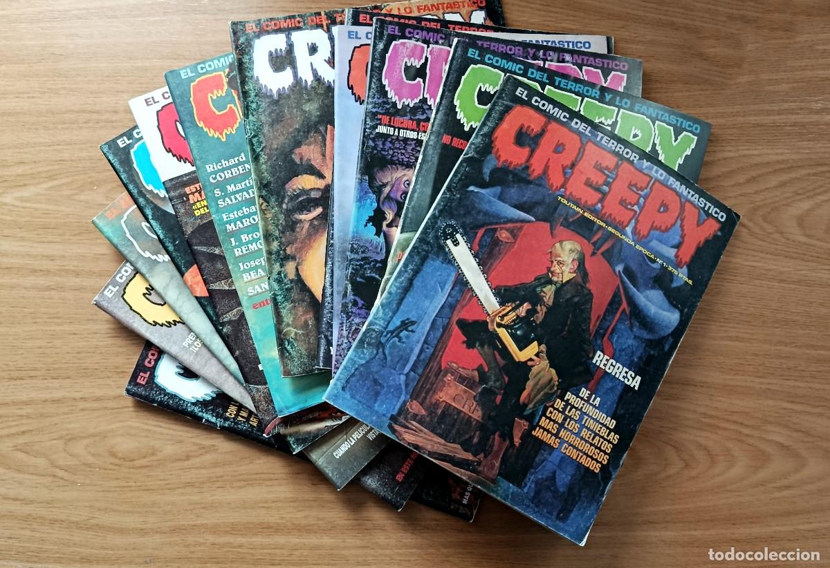 C&oacute;mics: CREEPY SEGUNDA EPOCA 2&ordf; EPOCA COMPLETA (19 incluye poster)- EDICIONES TOUTAIN, GRAPA