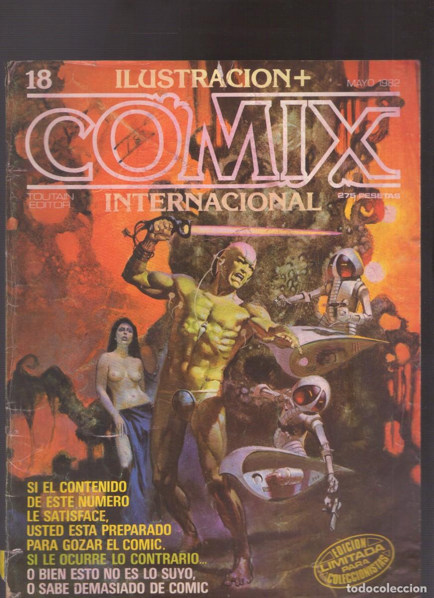 C&oacute;mics: Ac. ILUSTRACION+ COMIX INTERNACIONAL - N.&ordm; 18 - Toutain Editor - Mayo 1982