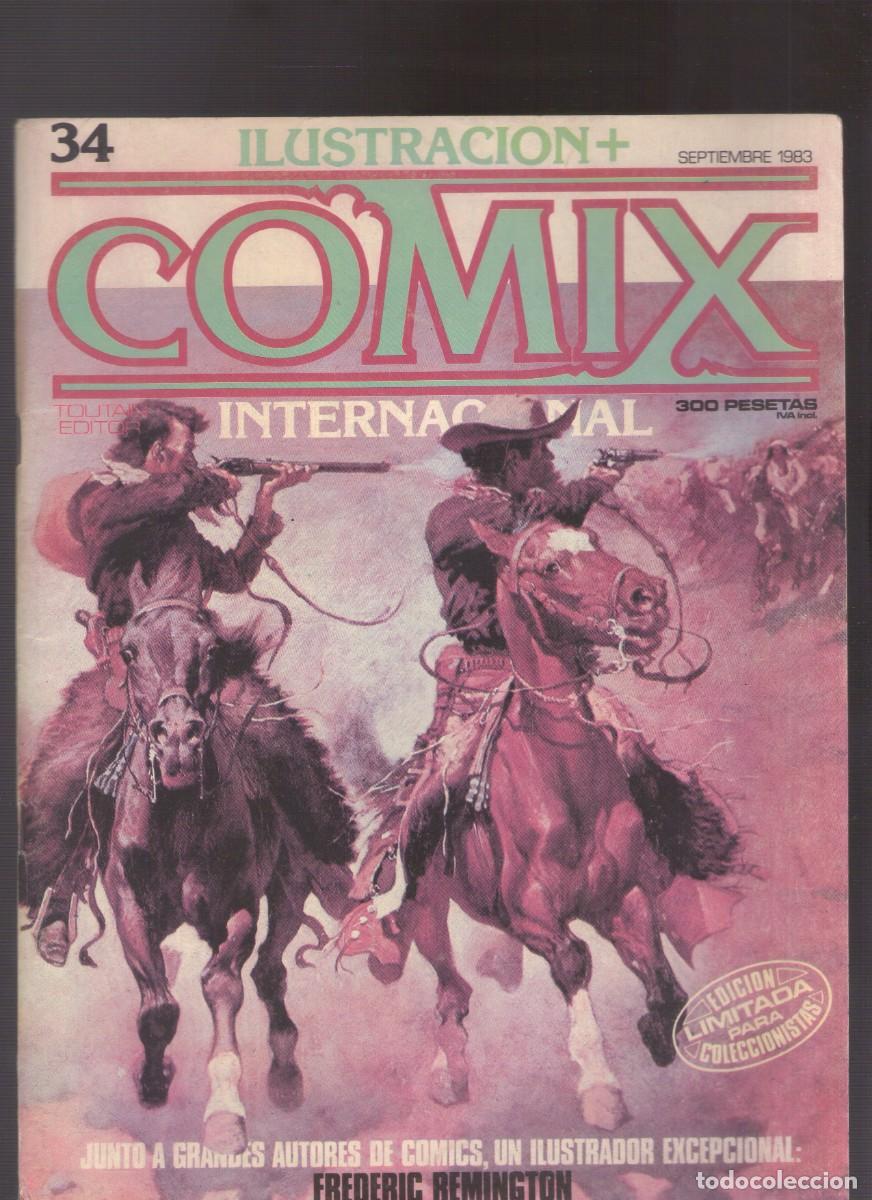 C&oacute;mics: Ac. ILUSTRACION+ COMIX INTERNACIONAL - N.&ordm; 34 - Toutain Editor - Septiembre 1983